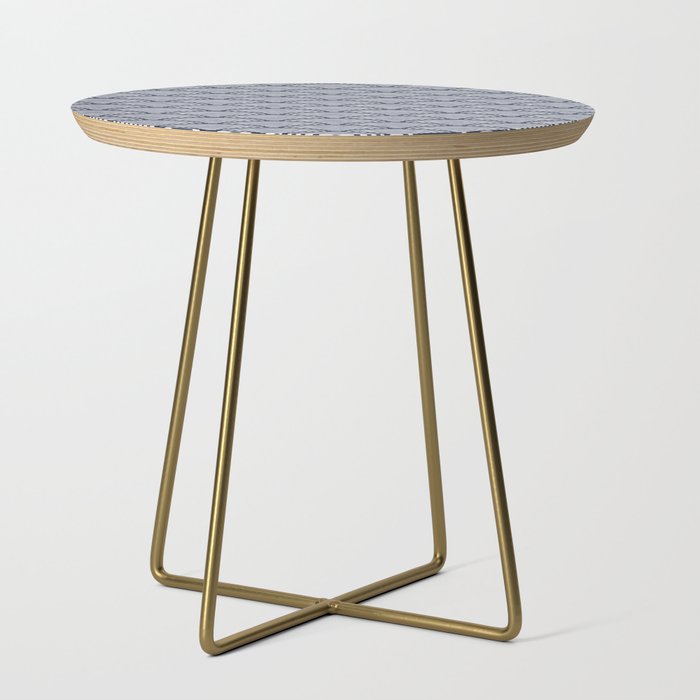 Japanese Waves Navy Side Table Gallery Image 1