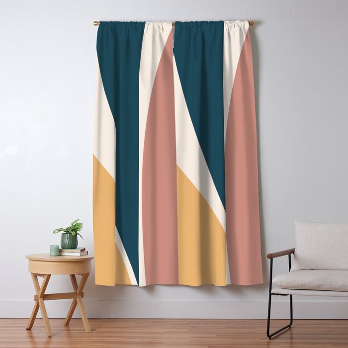 Minimalist Plant Abstract LXVI Window Curtain Gallery Image 5