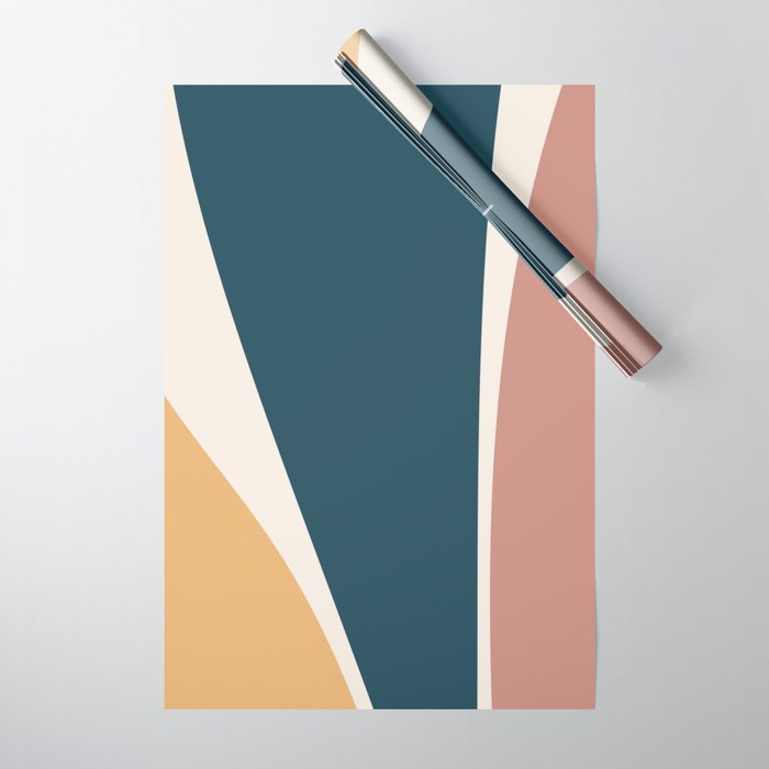 Minimalist Plant Abstract LXVI Wrapping Paper Gallery Image 1