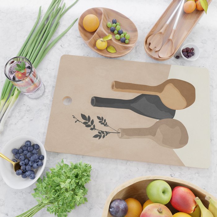 Vase Decoration VIII Cutting Board Gallery Image 2