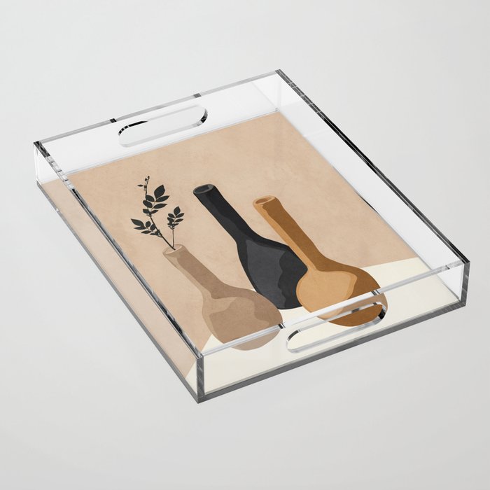 Vase Decoration VIII Acrylic Tray Gallery Image 1