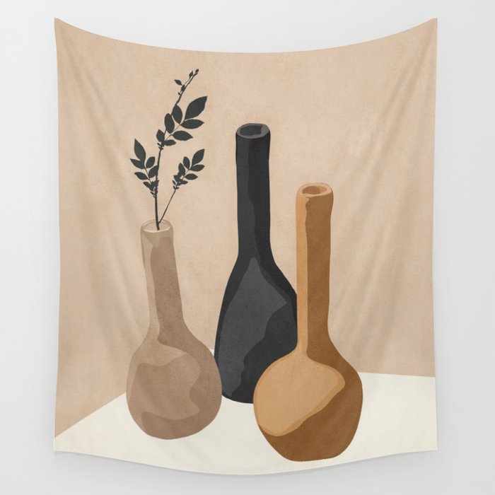 Vase Decoration VIII Wall Tapestry Gallery Image 4