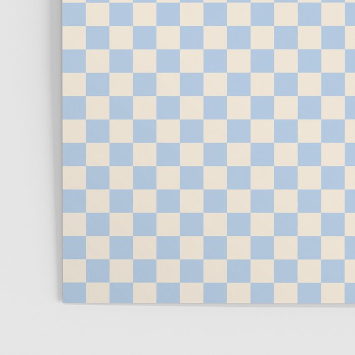 Check II - Baby Blue â Checkerboard Print Poster Gallery Image 3