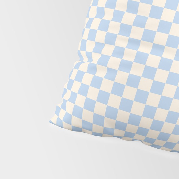 Check II - Baby Blue â Checkerboard Print Pillow Sham Gallery Image 4