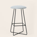 Check II - Baby Blue â Checkerboard Print Stool Gallery Image 1