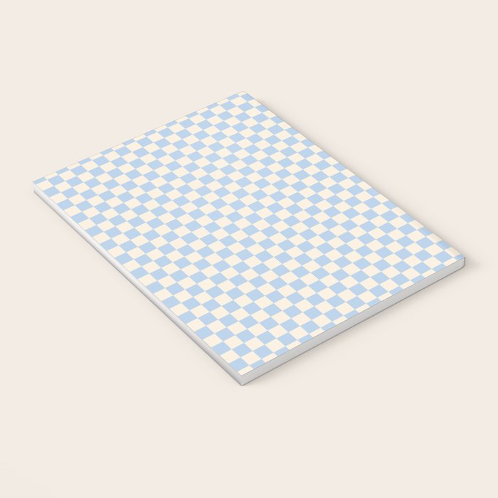 Check II - Baby Blue â Checkerboard Print Notebook Gallery Image 3
