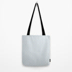 Check II - Baby Blue â Checkerboard Print Tote Bag Gallery Image 2