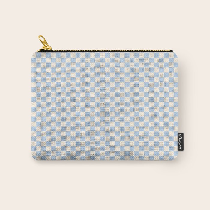 Check II - Baby Blue â Checkerboard Print Carry All Pouch Gallery Image 1