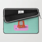 Retro Bubblegum Bliss Laptop Sleeve Gallery Image 2
