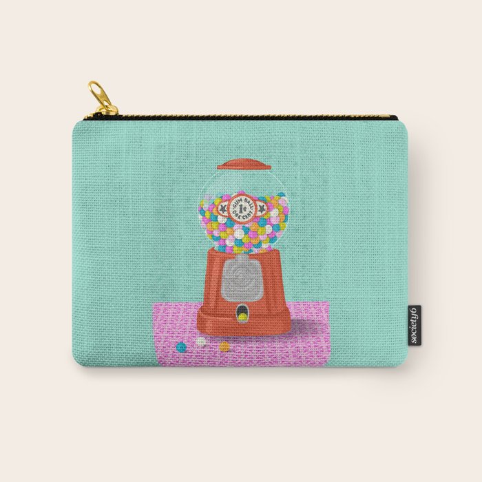 Retro Bubblegum Bliss Carry All Pouch Gallery Image 1