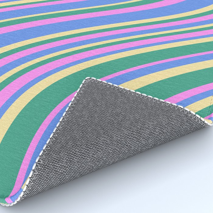 Wavy Stripes XV - 90s Pastel Rug Gallery Image 4