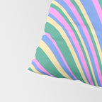 Wavy Stripes XV - 90s Pastel Pillow Sham Gallery Image 4