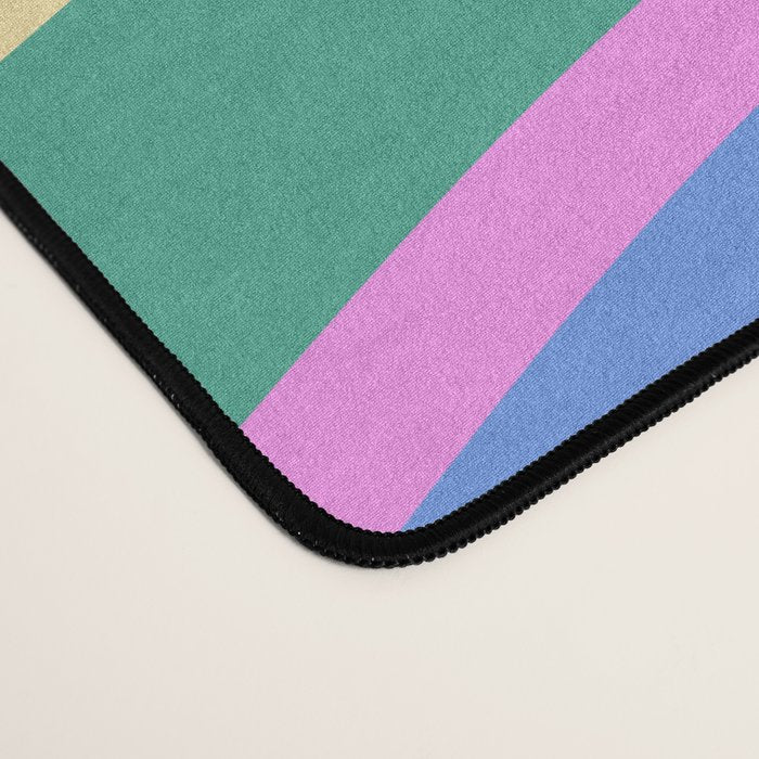 Wavy Stripes XV - 90s Pastel Desk Mat Gallery Image 4