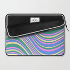 Wavy Stripes XV - 90s Pastel Laptop Sleeve Gallery Image 2