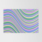 Wavy Stripes XV - 90s Pastel Rug Gallery Image 2