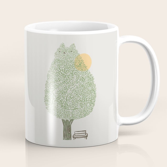 Cat and Plant 61: Cat Tree Coffee Mug Gallery Image 1