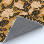 Moon Flower - Black, gold, peach pink Rug Gallery Image 4
