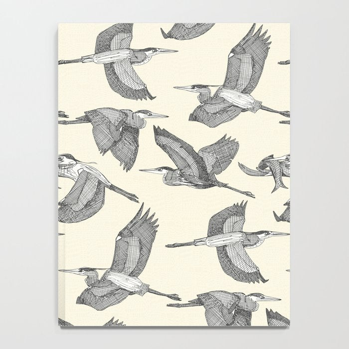 great blue herons pearl Notebook Gallery Image 4