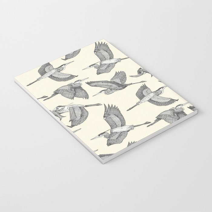great blue herons pearl Notebook Gallery Image 3