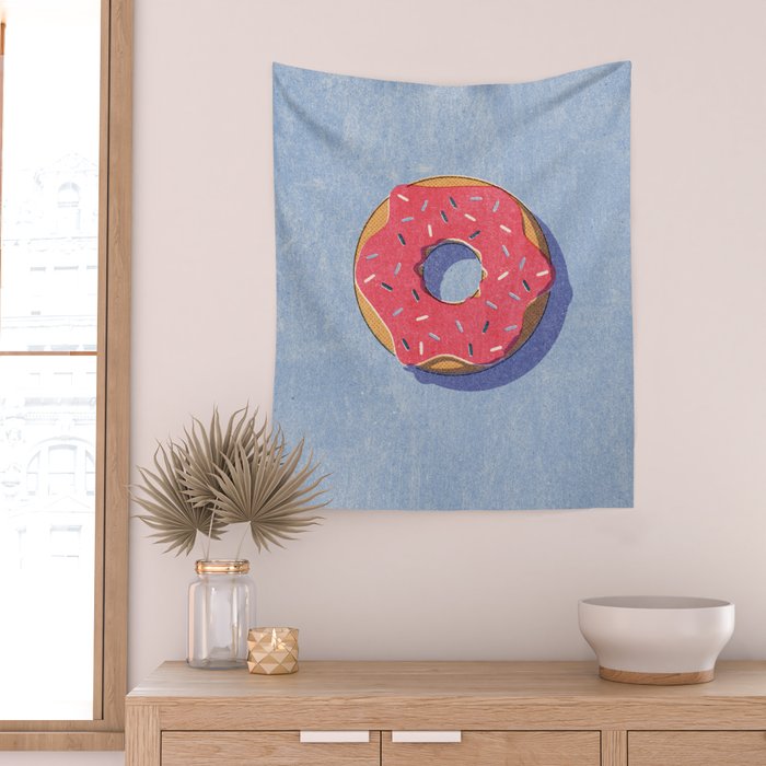 FAST FOOD / Donut Wall Tapestry Gallery Image 2