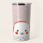 Christmas Animals - Cute Seal Travel Mug Gallery Image 1