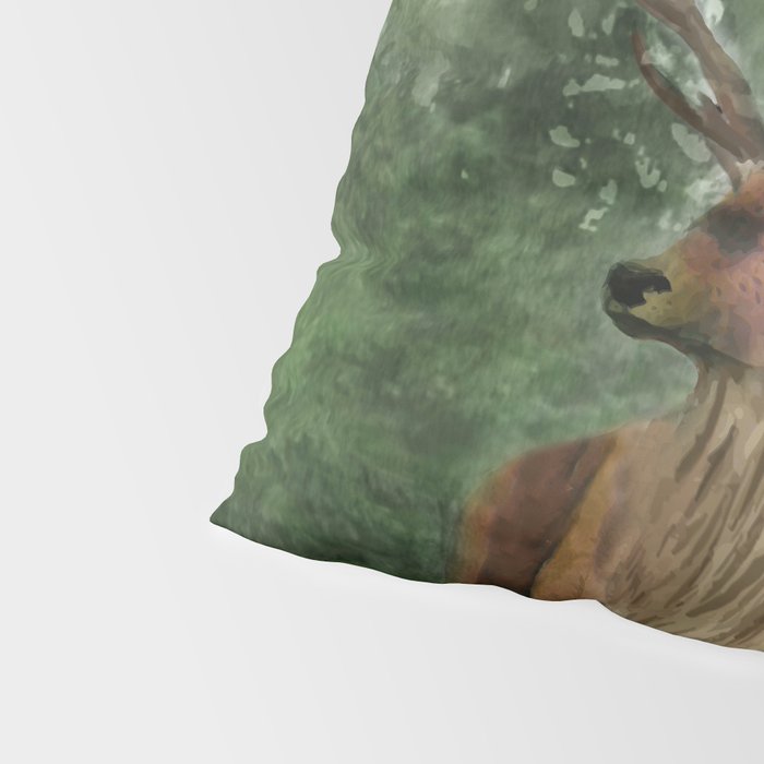 Deers in the Forest Pillow Sham Gallery Image 4