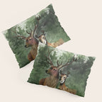 Deers in the Forest Pillow Sham Gallery Image 3