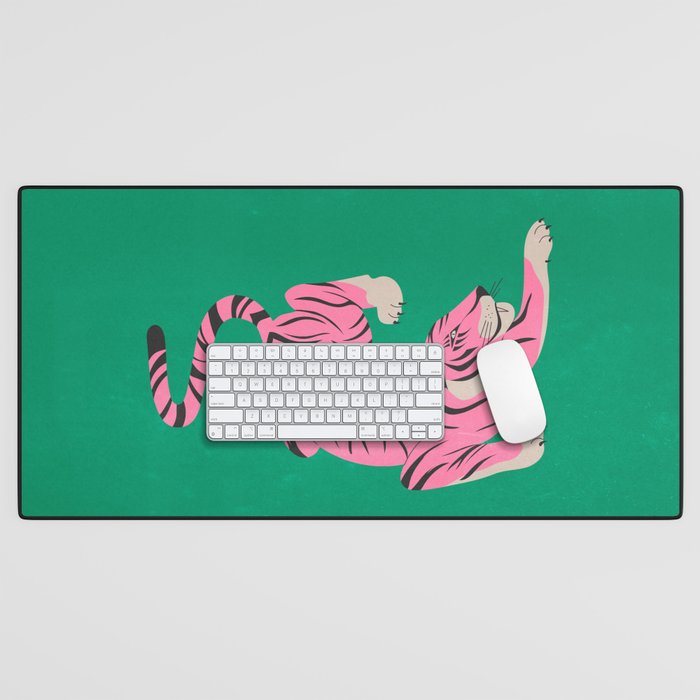 The Chase 2: Pink Tiger Edition Desk Mat Gallery Image 1