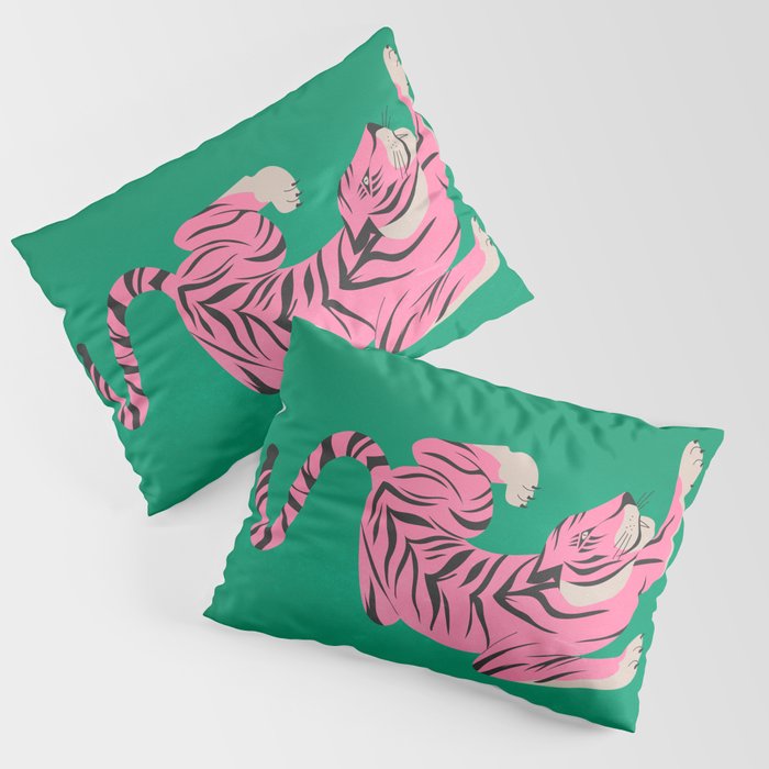 The Chase 2: Pink Tiger Edition Pillow Sham Gallery Image 3