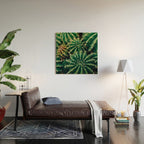 Cactus Study 2 Wood Wall Art Gallery Image 2