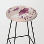 Luna and Emerald - Vintage Pink Stool Gallery Image 2