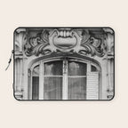 Paris Chic - Black and White Photography Laptop Sleeve Gallery Image 1
