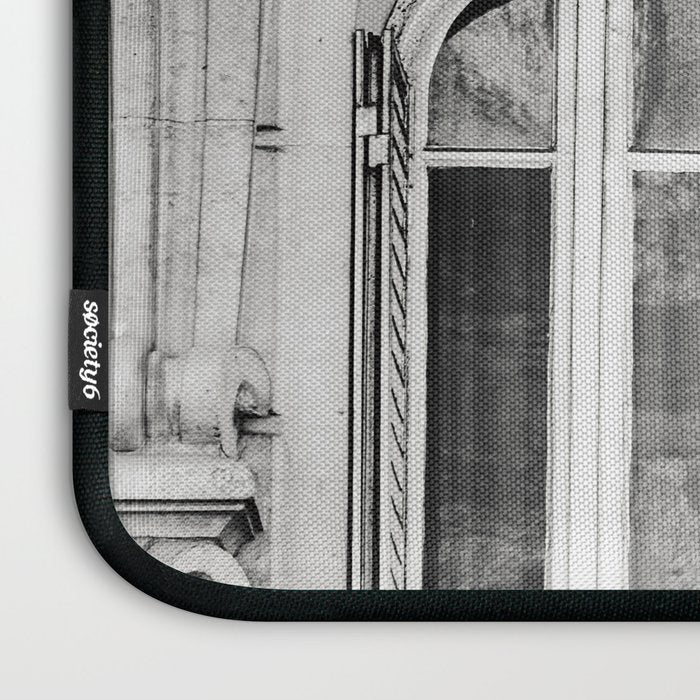 Paris Chic - Black and White Photography Laptop Sleeve Gallery Image 3