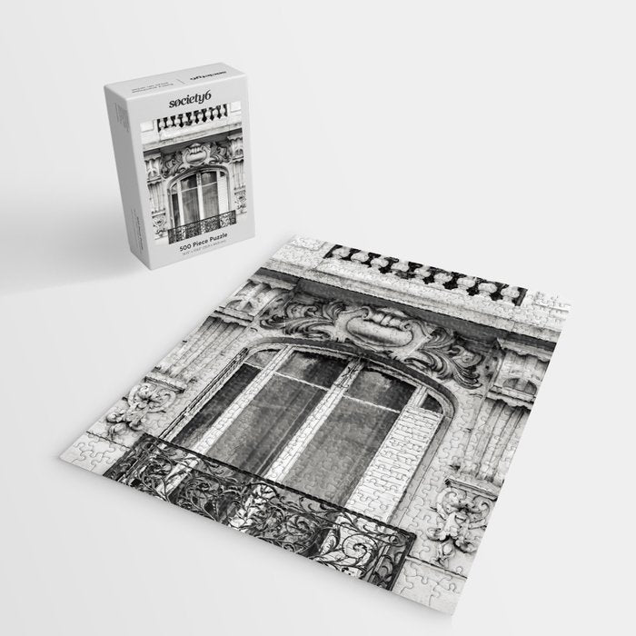 Paris Chic - Black and White Photography Jigsaw Puzzle Gallery Image 2