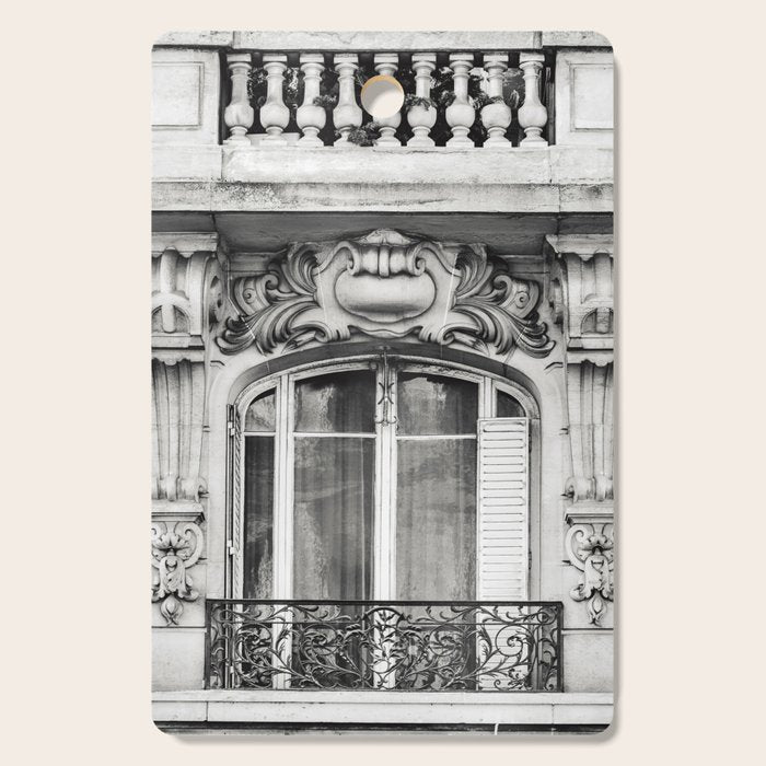 Paris Chic - Black and White Photography Cutting Board Gallery Image 1