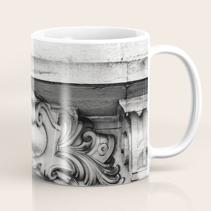 Paris Chic - Black and White Photography Coffee Mug Gallery Image 1