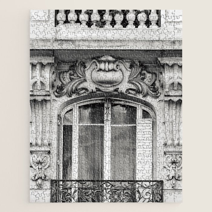 Paris Chic - Black and White Photography Jigsaw Puzzle Gallery Image 1