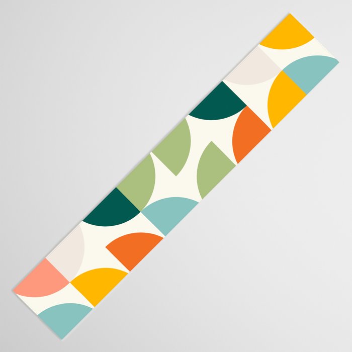Mid Century Modern Geometry 4 Table Runner Gallery Image 3