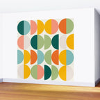 Mid Century Modern Geometry 4 Wall Mural Gallery Image 2