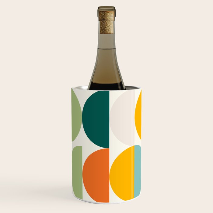 Mid Century Modern Geometry 4 Wine Chiller Gallery Image 3
