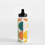 Mid Century Modern Geometry 4 Water Bottle Gallery Image 2