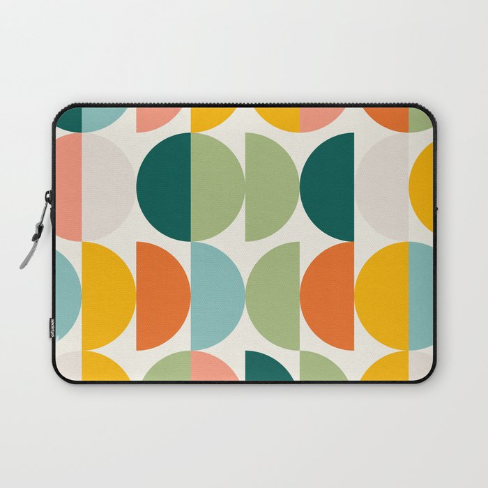 Mid Century Modern Geometry 4 Laptop Sleeve Gallery Image 1