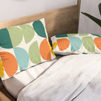 Mid Century Modern Geometry 4 Pillow Sham Gallery Image 2