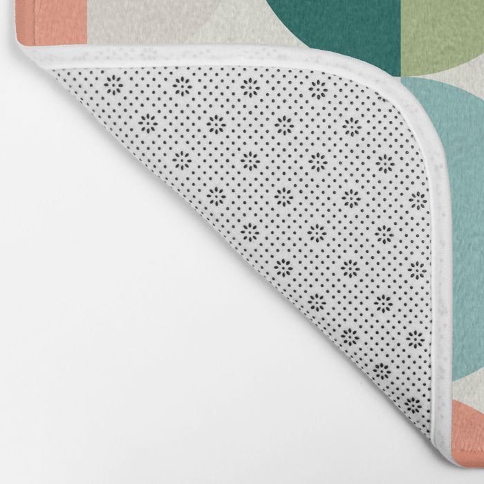 Mid Century Modern Geometry 4 Bath Mat Gallery Image 2