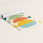 Mid Century Modern Geometry 4 Yoga Mat Gallery Image 2
