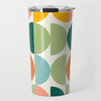 Mid Century Modern Geometry 4 Travel Mug Gallery Image 1