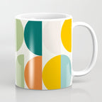 Mid Century Modern Geometry 4 Coffee Mug Gallery Image 1