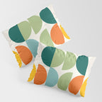 Mid Century Modern Geometry 4 Pillow Sham Gallery Image 3