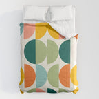 Mid Century Modern Geometry 4 Comforter Gallery Image 6
