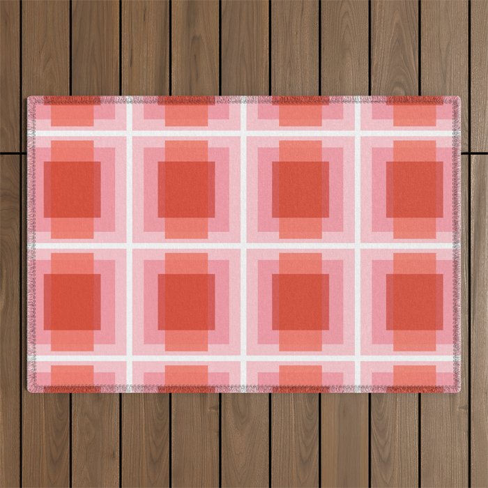 Bright Geometry Outdoor Rug Gallery Image 1